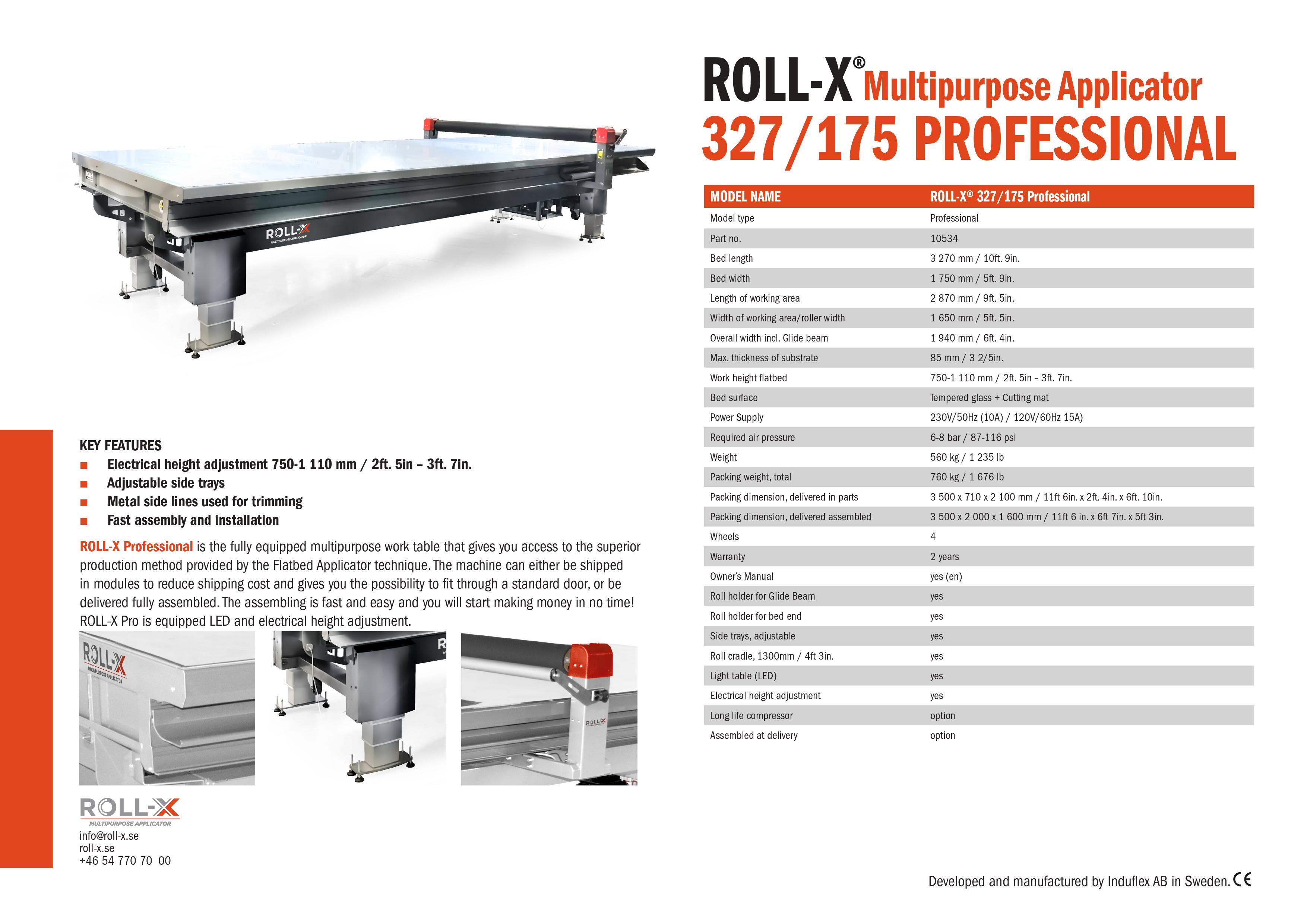 Support à rouleau pliable TT70XP8 - Tendotools